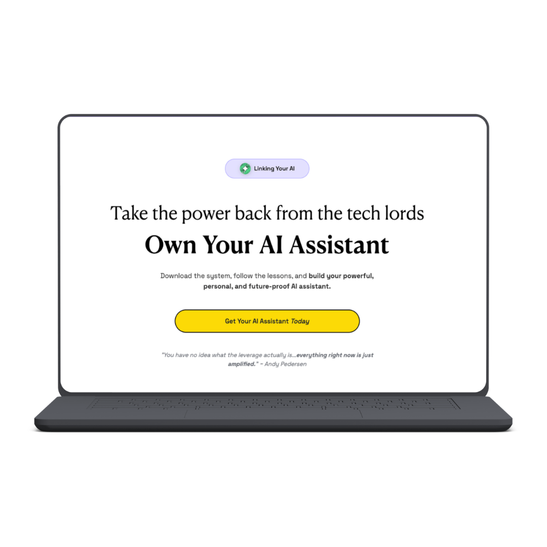 Linking Your AI - Own Your AI Assistant